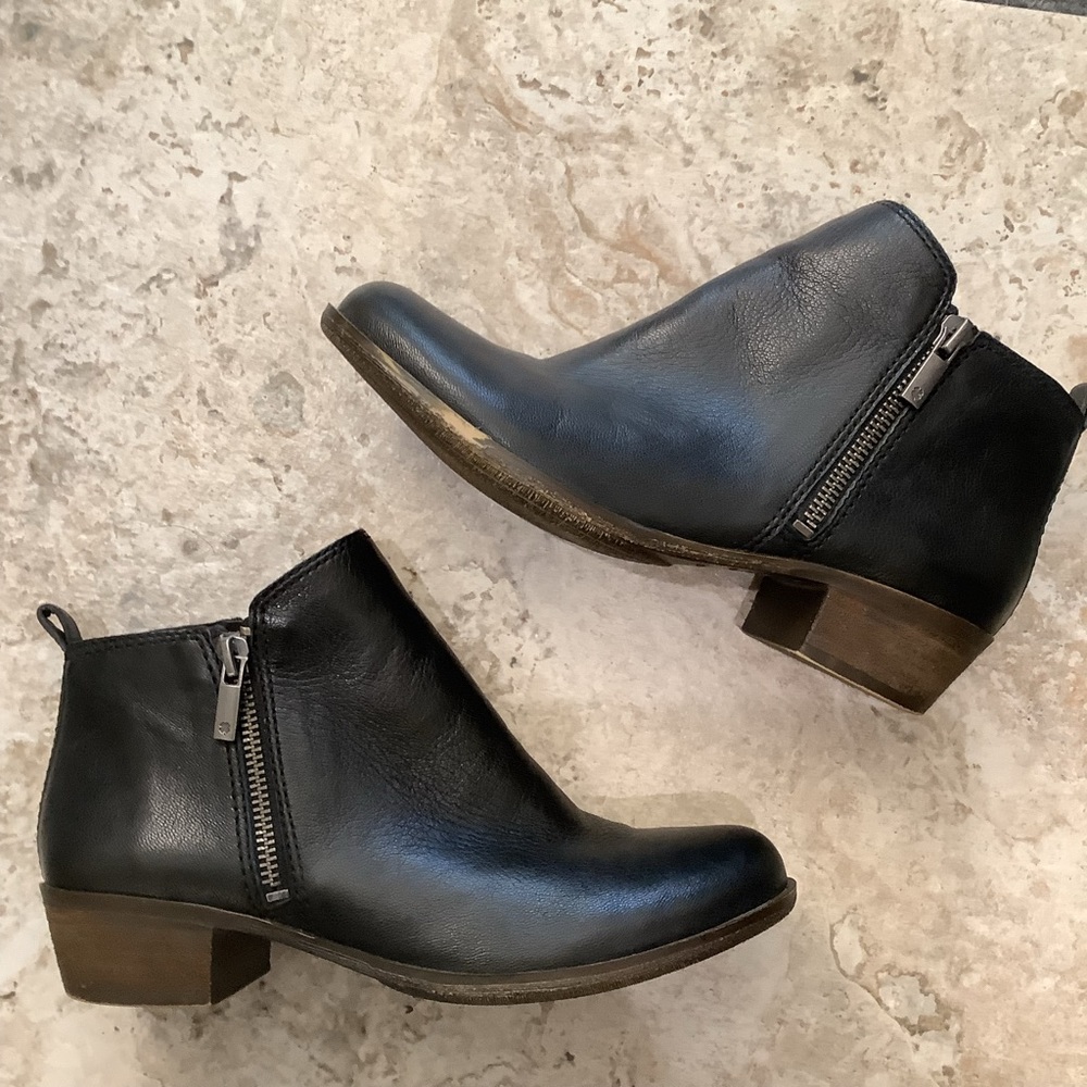 Lucky Brand Black Basel Booties